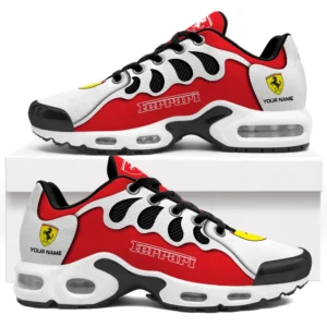 Ferrari Custom TN Shoes For Men, All Over Print Sport Sneakers CAR385063025023