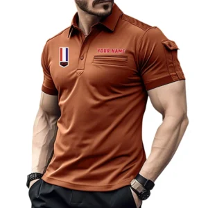 Chevrolet Camaro Pocket Polo Shirt, All Over Print Shirt For Chevrolet Camaro Fan CAR445060325016 - Orange