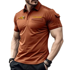 Indian Motorcycle Pocket Polo Shirt, All Over Print Shirt For Indian Motorcycle Fan CAR445060325019 - Orange