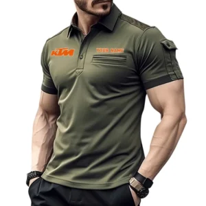 KTM Pocket Polo Shirt, All Over Print Shirt For KTM Fan CAR445060325027 - Green