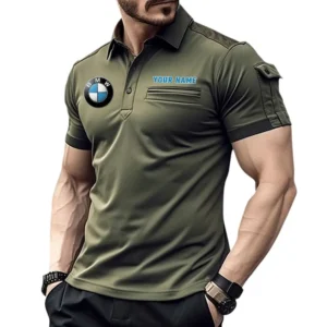 BMW Pocket Polo Shirt, All Over Print Shirt For BMW Fan CAR445060325030 - Green
