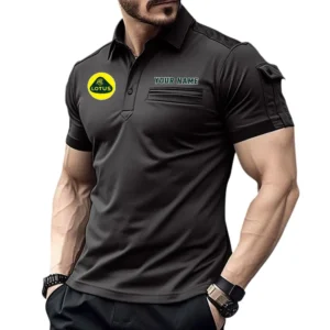 Lotus Pocket Polo Shirt, All Over Print Shirt For Lotus Fan CAR445060325036 - Black