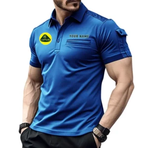 Lotus Pocket Polo Shirt, All Over Print Shirt For Lotus Fan CAR445060325036 - Blue