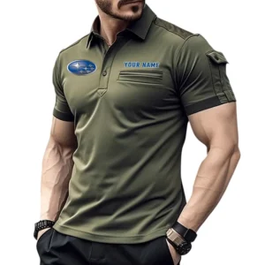 Subaru Pocket Polo Shirt, All Over Print Shirt For Subaru Fan CAR445060325039 - Green