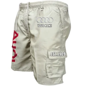 Audi Workwear Casual Shorts, Pants For Audi Fan CAR455060425222 - Beige