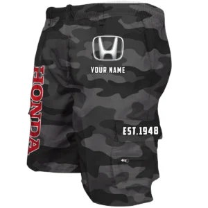 Honda Workwear Casual Shorts, Pants For Honda Fan CAR455060425226 - Grey Camouflage
