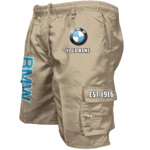 BMW Car Workwear Casual Shorts, Pants For BMW Car Fan CAR455060425229 - Khaki
