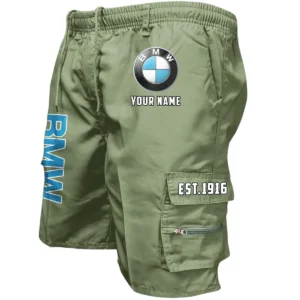 BMW Car Workwear Casual Shorts, Pants For BMW Car Fan CAR455060425229 - Military Green