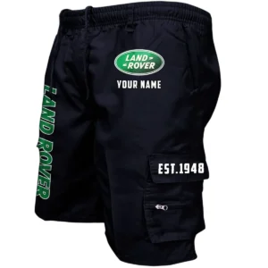 Land Rover Workwear Casual Shorts, Pants For Land Rover Fan CAR455060425237 - Black