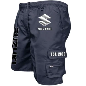 Suzuki Workwear Casual Shorts, Pants For Suzuki Fan CAR455060425246 - Navy