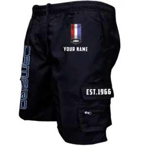 Chevrolet Camaro Workwear Casual Shorts, Pants For Chevrolet Camaro Fan CAR455060425249 - Black