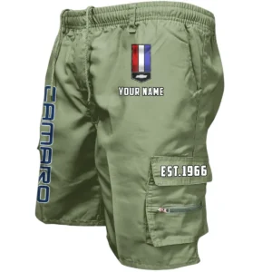 Chevrolet Camaro Workwear Casual Shorts, Pants For Chevrolet Camaro Fan CAR455060425249 - Military Green