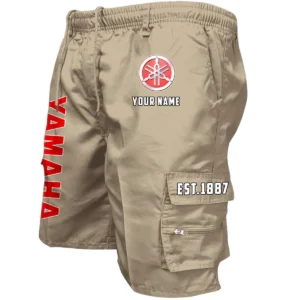 Yamaha Workwear Casual Shorts, Pants For Yamaha Fan CAR455060425250 - Khaki