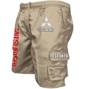 Mitsubishi Workwear Casual Shorts, Pants For Mitsubishi Fan CAR455060425251 - Khaki