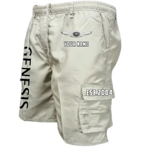 Genesis Workwear Casual Shorts, Pants For Genesis Fan CAR455060425252 - Beige
