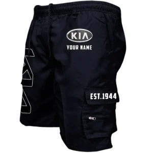 Kia Workwear Casual Shorts, Pants For Kia Fan CAR455060425255 - Black