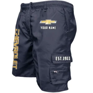 Chevrolet Workwear Casual Shorts, Pants For Chevrolet Fan CAR455060425258 - Navy