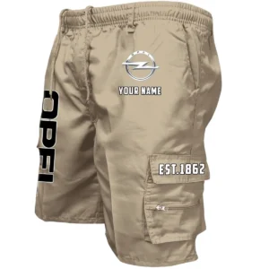 Opel Workwear Casual Shorts, Pants For Opel Fan CAR455060425260 - Khaki