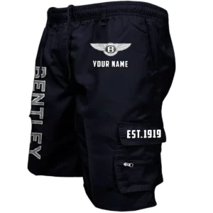 Bentley Workwear Casual Shorts, Pants For Bentley Fan CAR455060425265 - Black