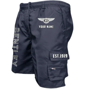 Bentley Workwear Casual Shorts, Pants For Bentley Fan CAR455060425265 - Navy