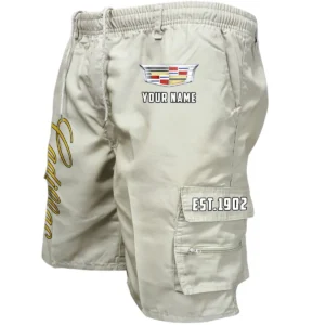 Cadillac Workwear Casual Shorts, Pants For Cadillac Fan CAR455060425268 - Beige