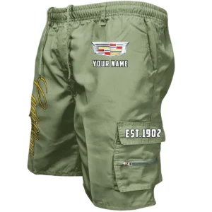 Cadillac Workwear Casual Shorts, Pants For Cadillac Fan CAR455060425268 - Military Green