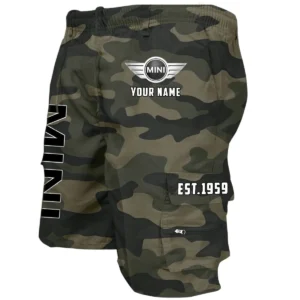 Mini Workwear Casual Shorts, Pants For Mini Fan CAR455060425269 - Green Camouflage