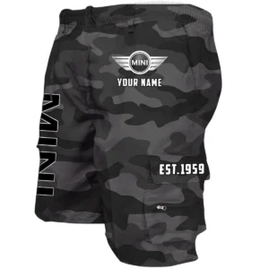 Mini Workwear Casual Shorts, Pants For Mini Fan CAR455060425269 - Grey Camouflage
