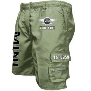 Mini Workwear Casual Shorts, Pants For Mini Fan CAR455060425269 - Military Green