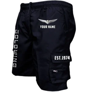 Honda Gold Wing Workwear Casual Shorts, Pants For Honda Gold Wing Fan CAR455060425274 - Black