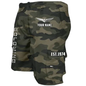 Honda Gold Wing Workwear Casual Shorts, Pants For Honda Gold Wing Fan CAR455060425274 - Green Camouflage
