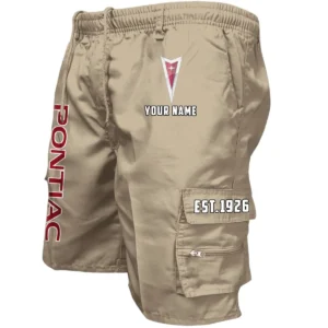 Pontiac Workwear Casual Shorts, Pants For Pontiac Fan CAR455060425275 - Khaki