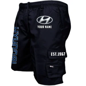 Hyundai Workwear Casual Shorts, Pants For Hyundai Fan CAR455060425278 - Black