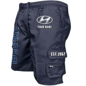 Hyundai Workwear Casual Shorts, Pants For Hyundai Fan CAR455060425278 - Navy