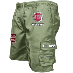 Fiat Workwear Casual Shorts, Pants For Fiat Fan CAR455060425279 - Military Green