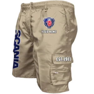 Scania Workwear Casual Shorts, Pants For Scania Fan CAR455060425284 - Khaki