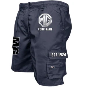 MG Car Workwear Casual Shorts, Pants For MG Car Fan CAR455060425286 - Navy