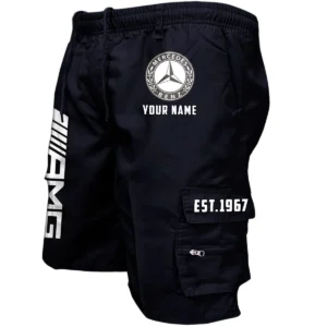 Mercedes AMG Workwear Casual Shorts, Pants For Mercedes AMG Fan CAR455060425287 - Black