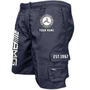 Mercedes AMG Workwear Casual Shorts, Pants For Mercedes AMG Fan CAR455060425287 - Navy
