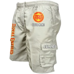 Royal Enfield Workwear Casual Shorts, Pants For Royal Enfield Fan CAR455060425291 - Beige
