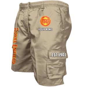 Royal Enfield Workwear Casual Shorts, Pants For Royal Enfield Fan CAR455060425291 - Khaki