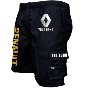 Renault Workwear Casual Shorts, Pants For Renault Fan CAR455060425293 - Black