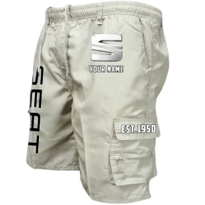 Seat Workwear Casual Shorts, Pants For Seat Fan CAR455060425294 - Beige