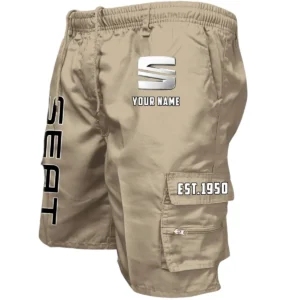Seat Workwear Casual Shorts, Pants For Seat Fan CAR455060425294 - Khaki