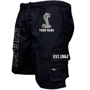 Ford Shelby Workwear Casual Shorts, Pants For Ford Shelby Fan CAR455060425295 - Black