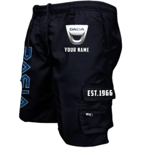 Dacia Workwear Casual Shorts, Pants For Dacia Fan CAR455060425301 - Black