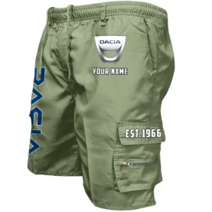 Dacia Workwear Casual Shorts, Pants For Dacia Fan CAR455060425301 - Military Green