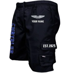 Chrysler Workwear Casual Shorts, Pants For Chrysler Fan CAR455060425302 - Black
