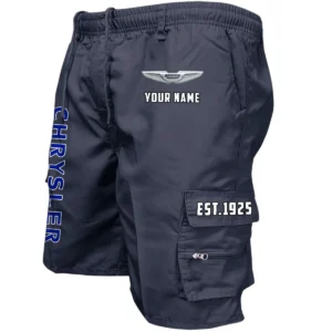 Chrysler Workwear Casual Shorts, Pants For Chrysler Fan CAR455060425302 - Navy