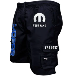 Mopar Workwear Casual Shorts, Pants For Mopar Fan CAR455060425303 - Black
